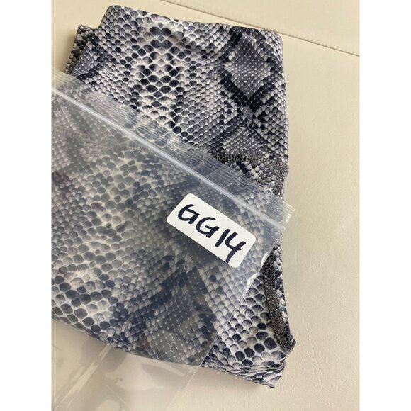 Noli Active Snakeskin Print Crop Leggings Size Small Athletic Yoga Gym Workout - Picture 7 of 11
